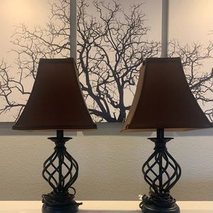 SOLD - 2 Side Lamps